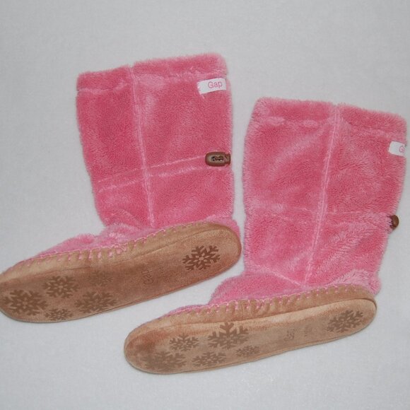 NWOT GAP 11" Tall Slipper Boots, Pink, Women Size M (7/8) - Picture 3 of 3